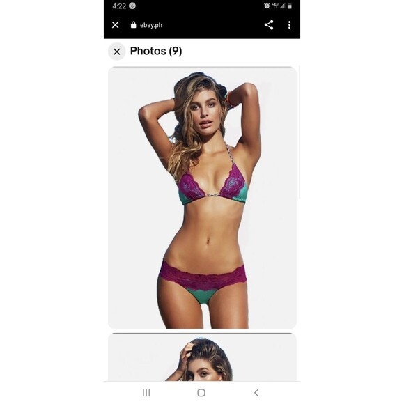 NWT Beach Bunny Lady Lace Skimpy Bikini Bottom XL NWT - Picture 2 of 7